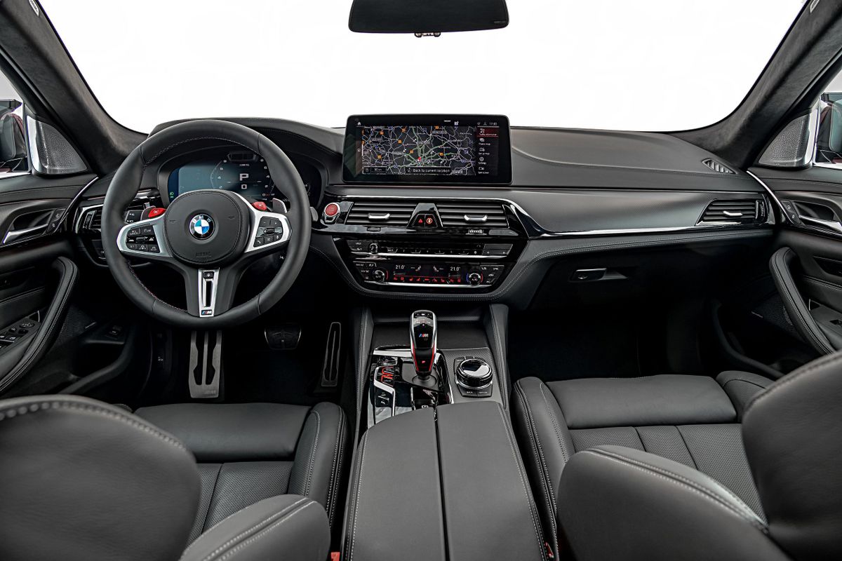 BMW M5 2020. Siéges avants. Berline, 6 génération, restyling 1