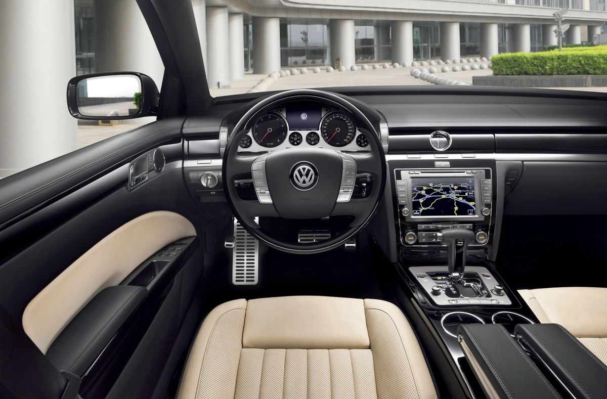 Volkswagen Phaeton 2010. Siéges avants. Berline, 1 génération, restyling 2