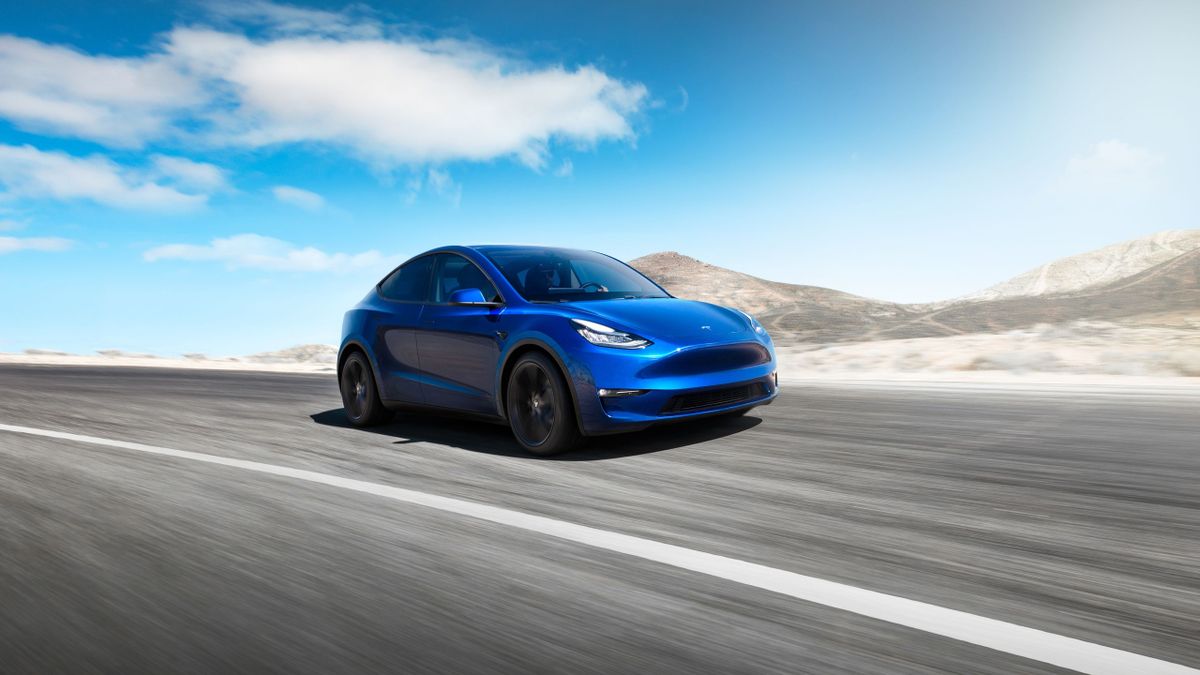 Tesla Model Y 2019. Carrosserie, extérieur. VUS 5-portes, 1 génération