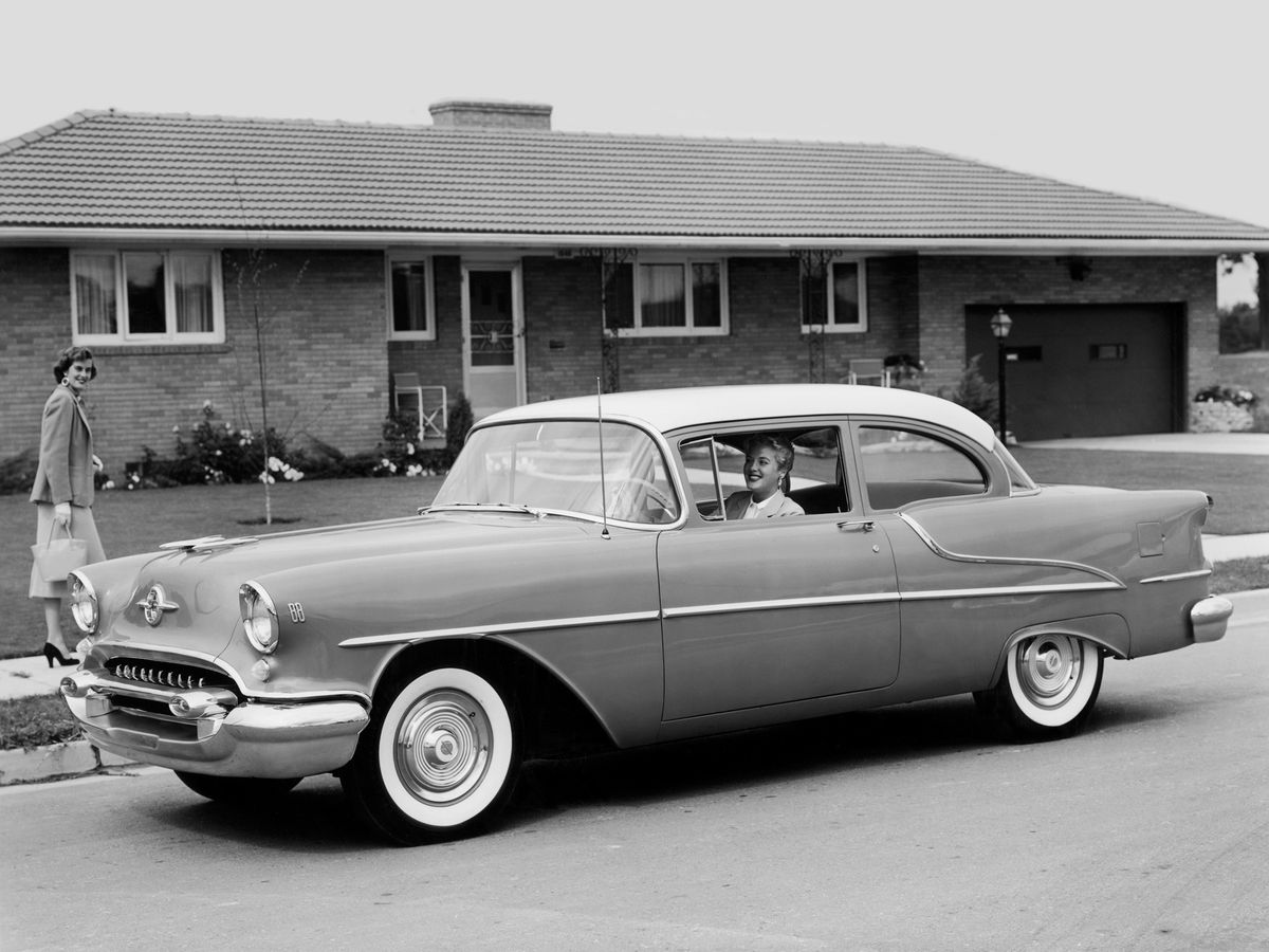 Oldsmobile Eighty Eight 1954. Bodywork, Exterior. Sedan 2-doors, 2 generation