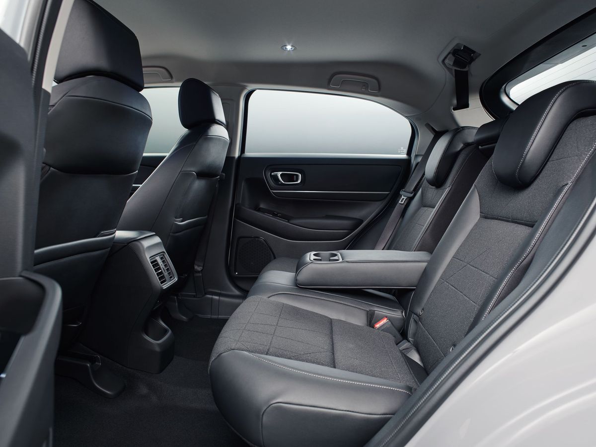 Хонда HR-V 2021. Задние сидения. Внедорожник 5 дв., 3 поколение