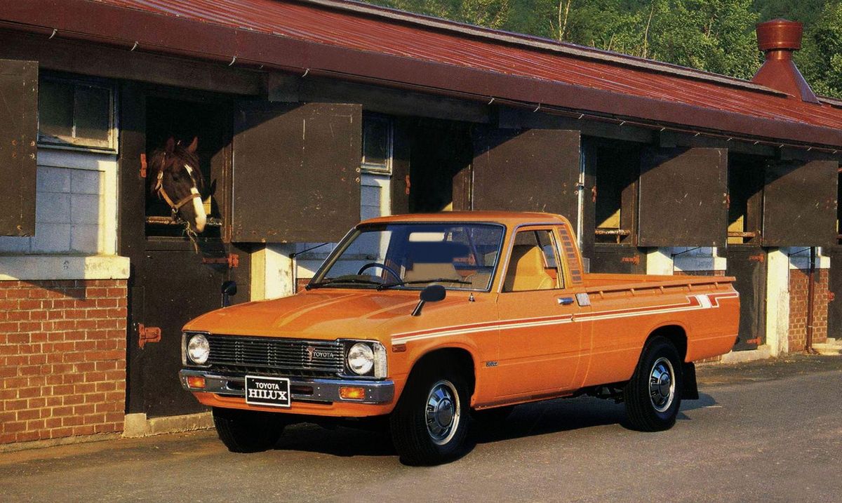 טויוטה היילקס ‏1978. מרכב, צורה. טנדר תא קצר, 3 דור