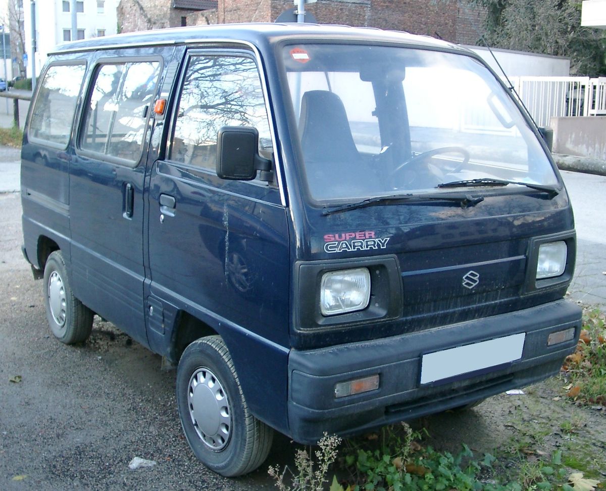 Suzuki Carry 1985. Carrosserie, extérieur. Monospace compact, 8 génération