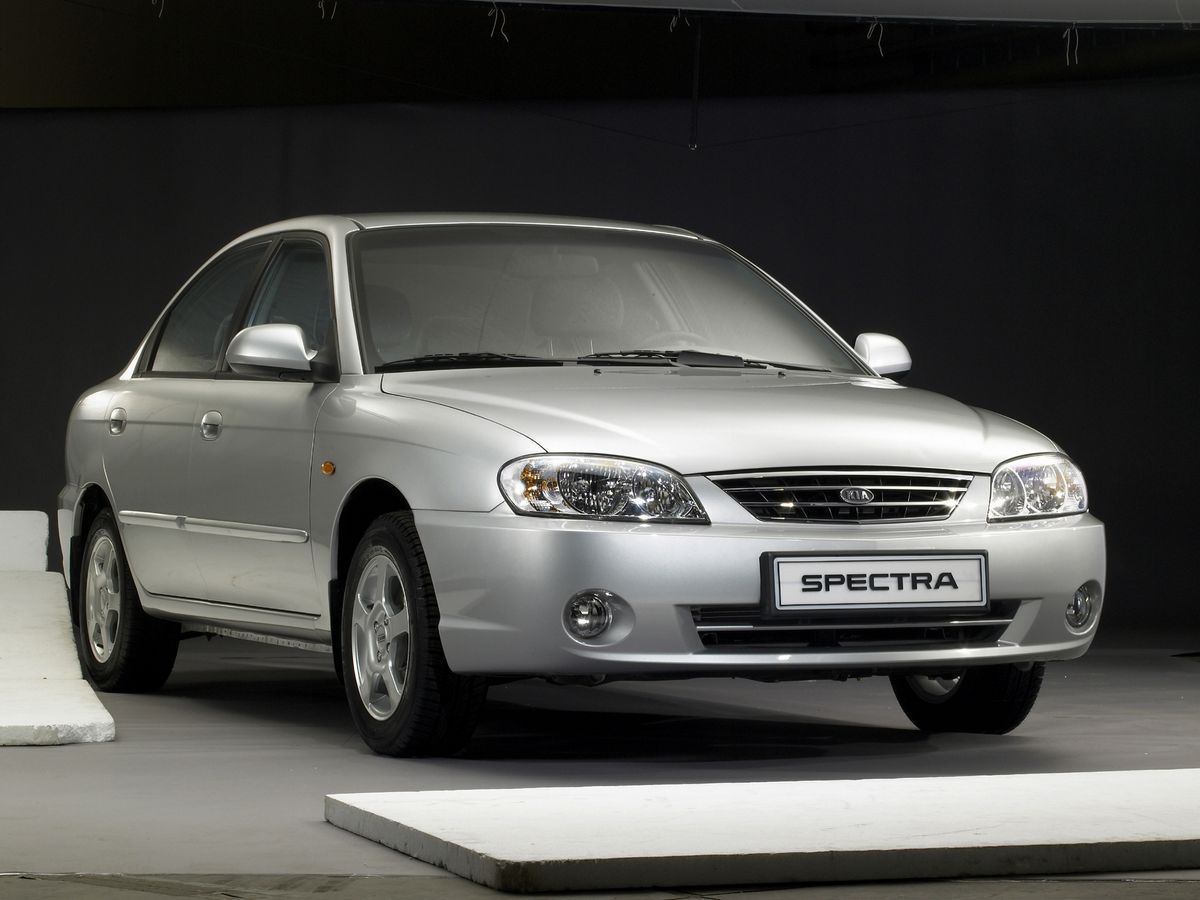 Kia Spectra 2004. Bodywork, Exterior. Sedan, 1 generation, restyling 2