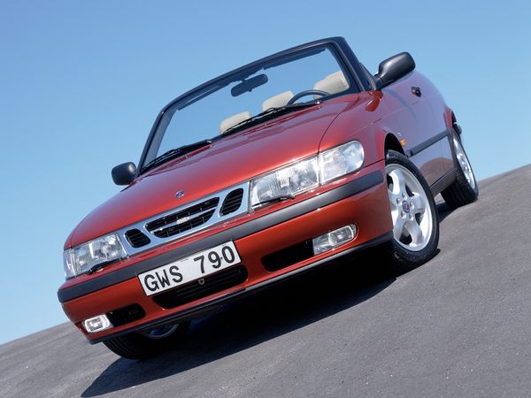 Saab 9-3 1998. Carrosserie, extérieur. Cabriolet, 1 génération