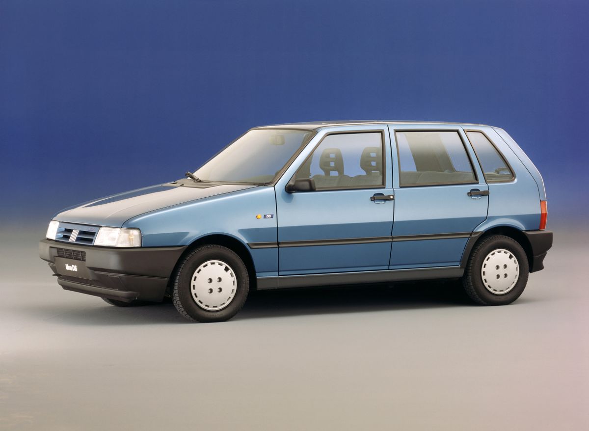 Fiat Uno 1989. Carrosserie, extérieur. Mini 5-portes, 1 génération, restyling