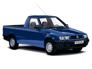 Volkswagen Caddy 1995. Carrosserie, extérieur. Pick-up, 2 génération