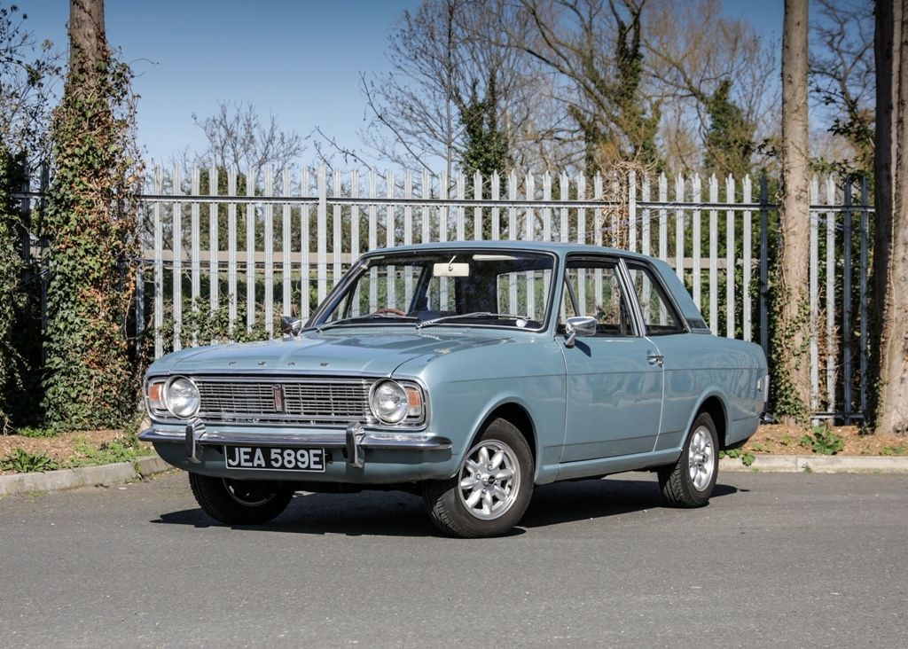 Ford Cortina 1966. Carrosserie, extérieur. Berline, 2 génération