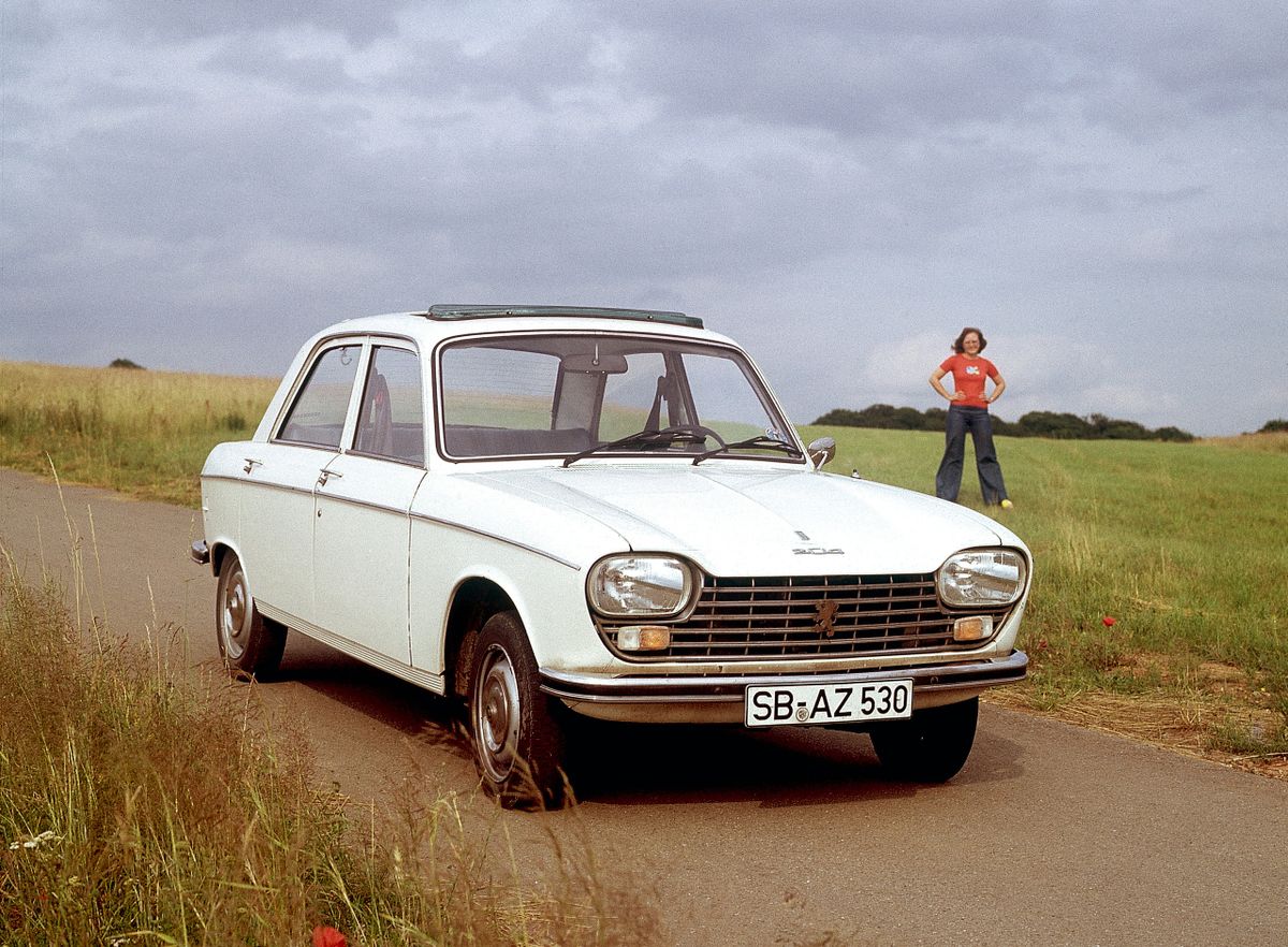 פיג'ו 204 1965. מרכב, צורה. סדאן, 1 דור