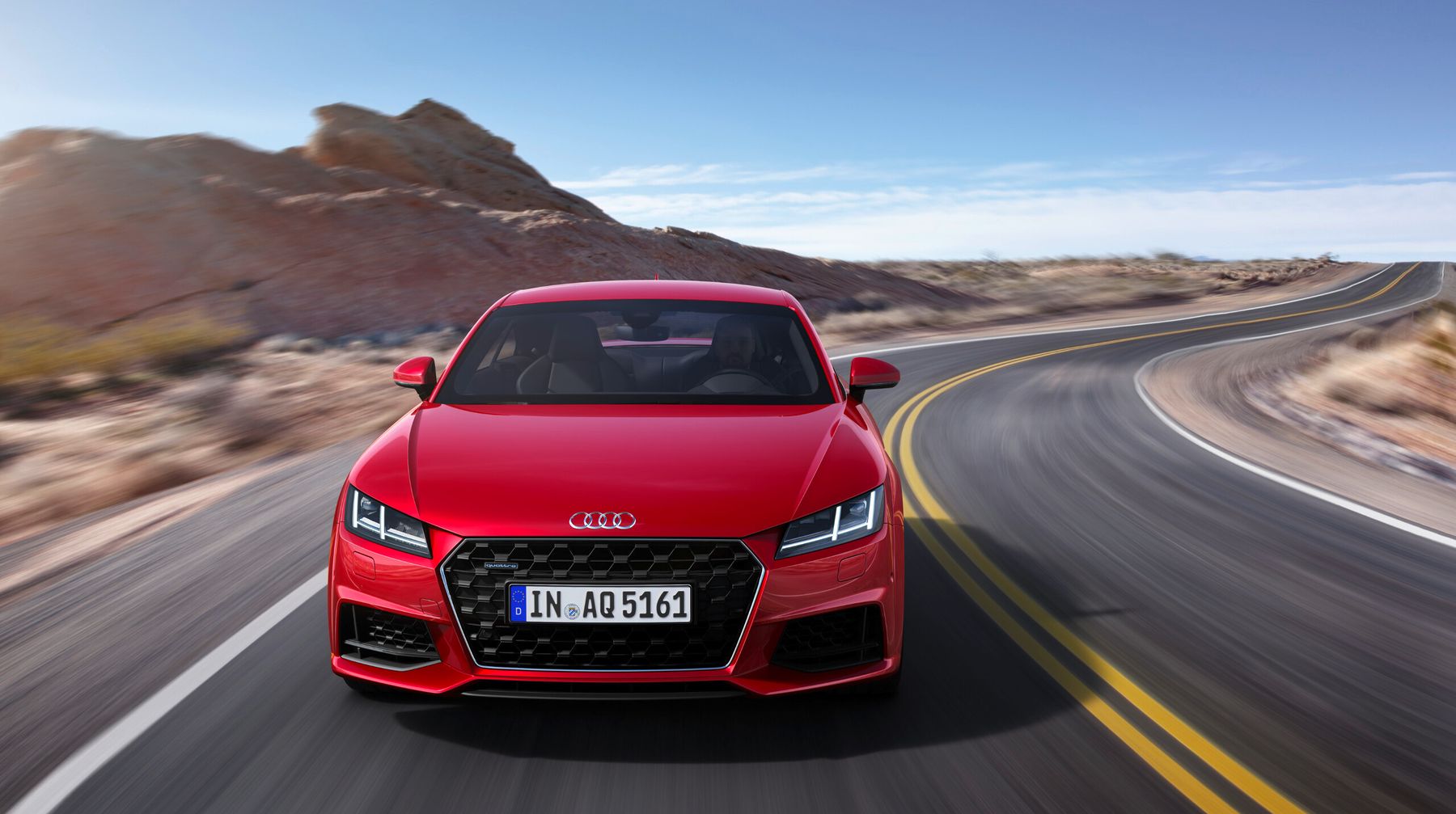 Audi TT Coupe. Third generation restyling.  In production since 2018.