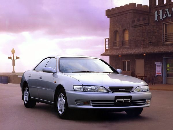 Toyota Carina ED 1993. Carrosserie, extérieur. Berline sans pilier central, 3 génération