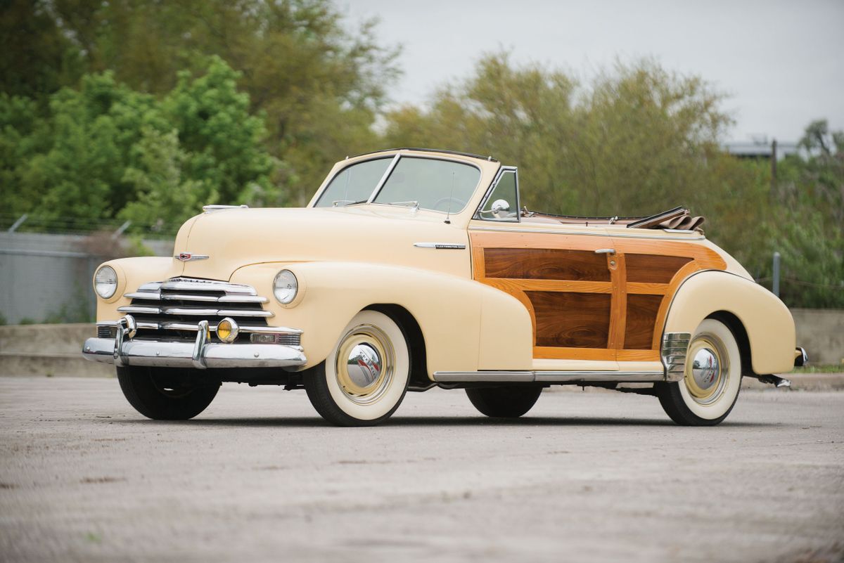 Chevrolet Fleetmaster 1946. Carrosserie, extérieur. Cabriolet, 1 génération