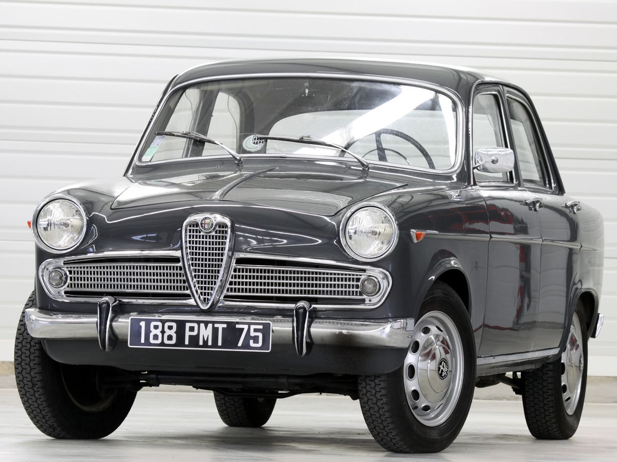 Alfa Romeo Giulietta 1955. Carrosserie, extérieur. Berline, 1 génération