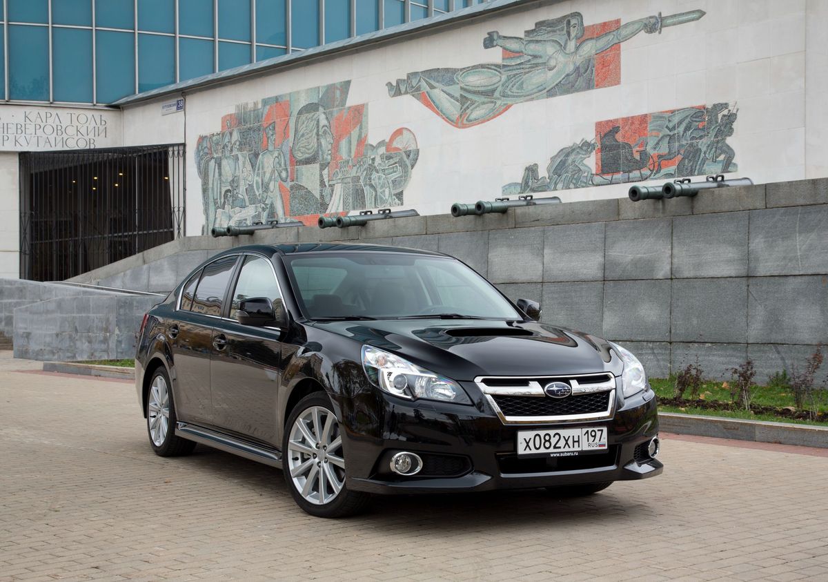 Subaru Legacy 2012. Carrosserie, extérieur. Berline, 5 génération, restyling 1