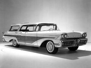 מרקורי  קולוני פארק 1957. מרכב, צורה. סטיישן 5 דלתות, 1 דור
