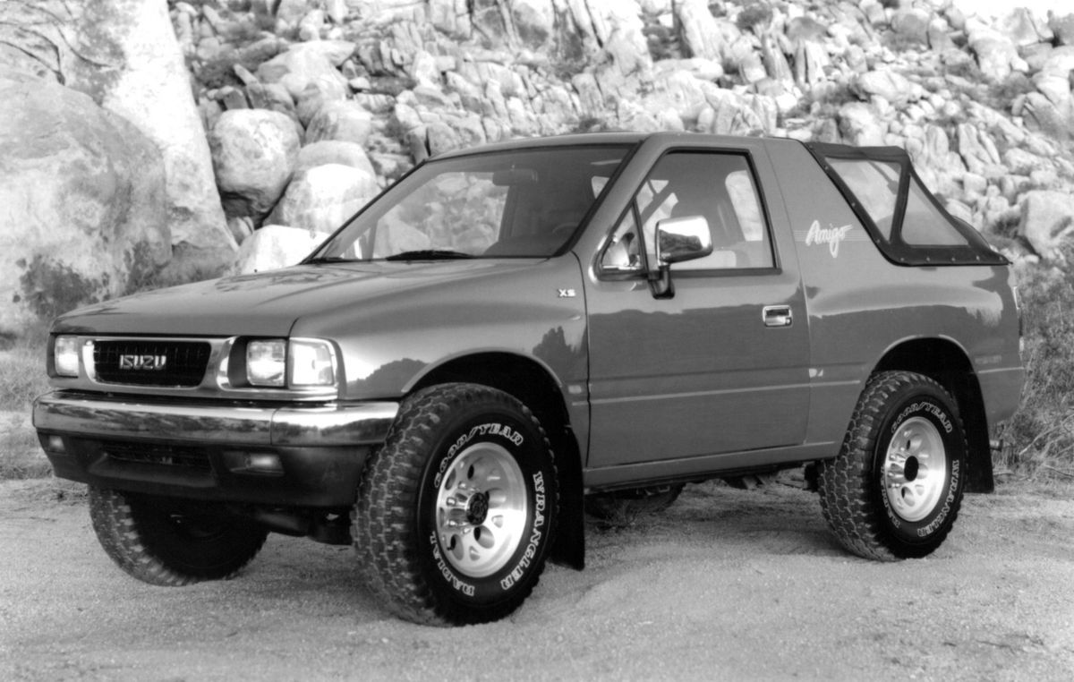 إيسوزو أميغو ‏1989. الهيكل، المظهر الخارجي. SUV كشف (كابريوليت), 1 الجيل