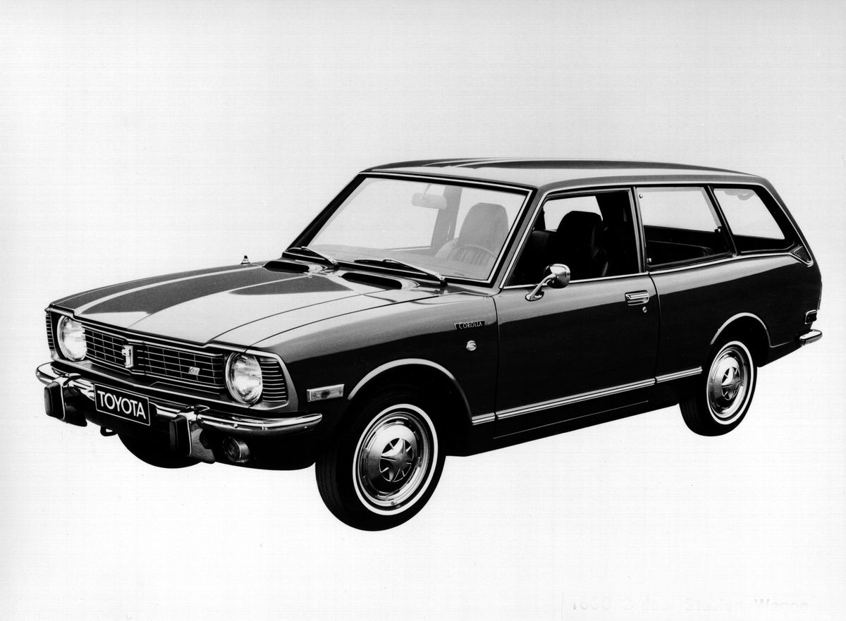 Тойота Королла 1970. Кузов, экстерьер. Универсал 3 дв., 2 поколение