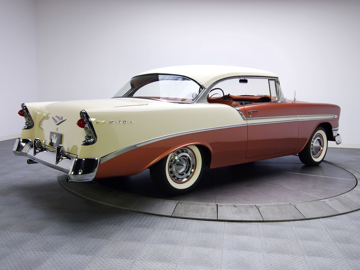 Chevrolet Bel Air 1955. Carrosserie, extérieur. Coupé, 2 génération