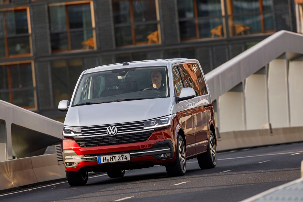 Volkswagen Multivan 2019. Carrosserie, extérieur. Monospace, 6 génération, restyling