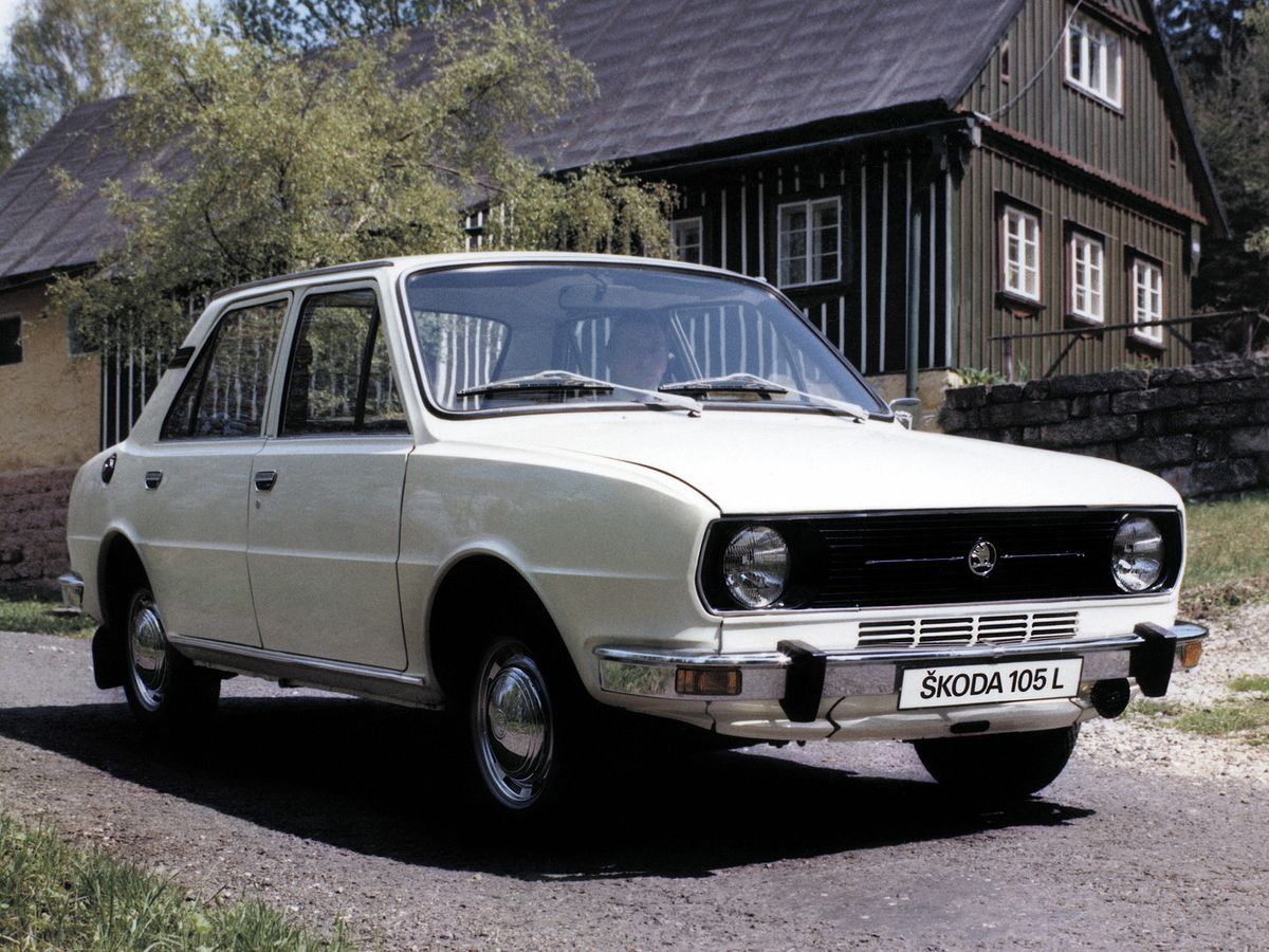 Škoda 105, 120 1976. Carrosserie, extérieur. Berline, 1 génération