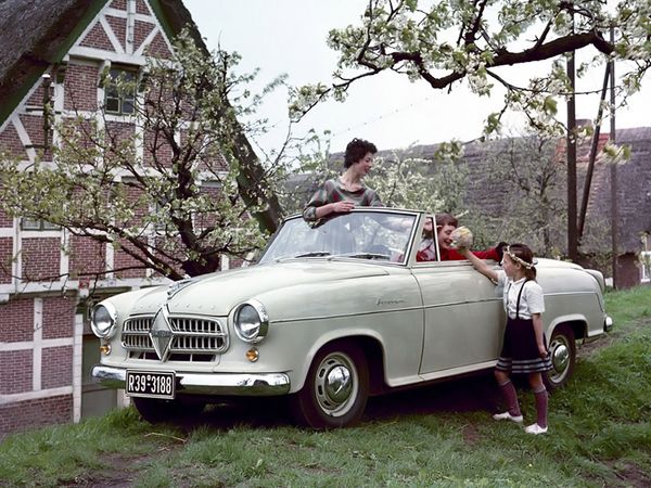 Боргвард Изабелла 1954. Кузов, экстерьер. Кабриолет, 1 поколение