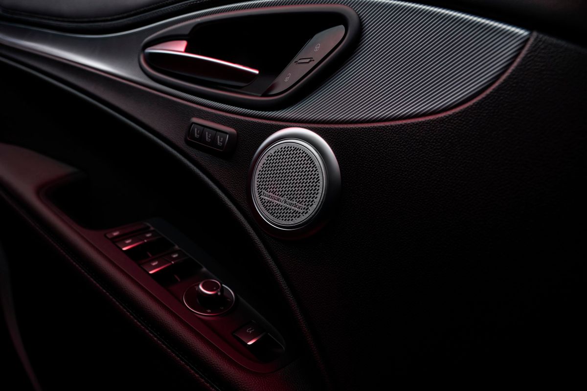 Alfa Romeo Stelvio 2022. Pièce d'intérieur. VUS 5-portes, 1 génération, restyling 2