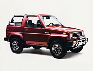 دايهاتسو روكي 1990. الهيكل، المظهر الخارجي. SUV كشف (كابريوليت), 1 الجيل