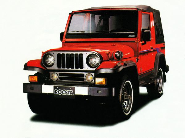 אסיה רוקסטה 1989. מרכב, צורה. רכב שטח 3 דלתות, 1 דור