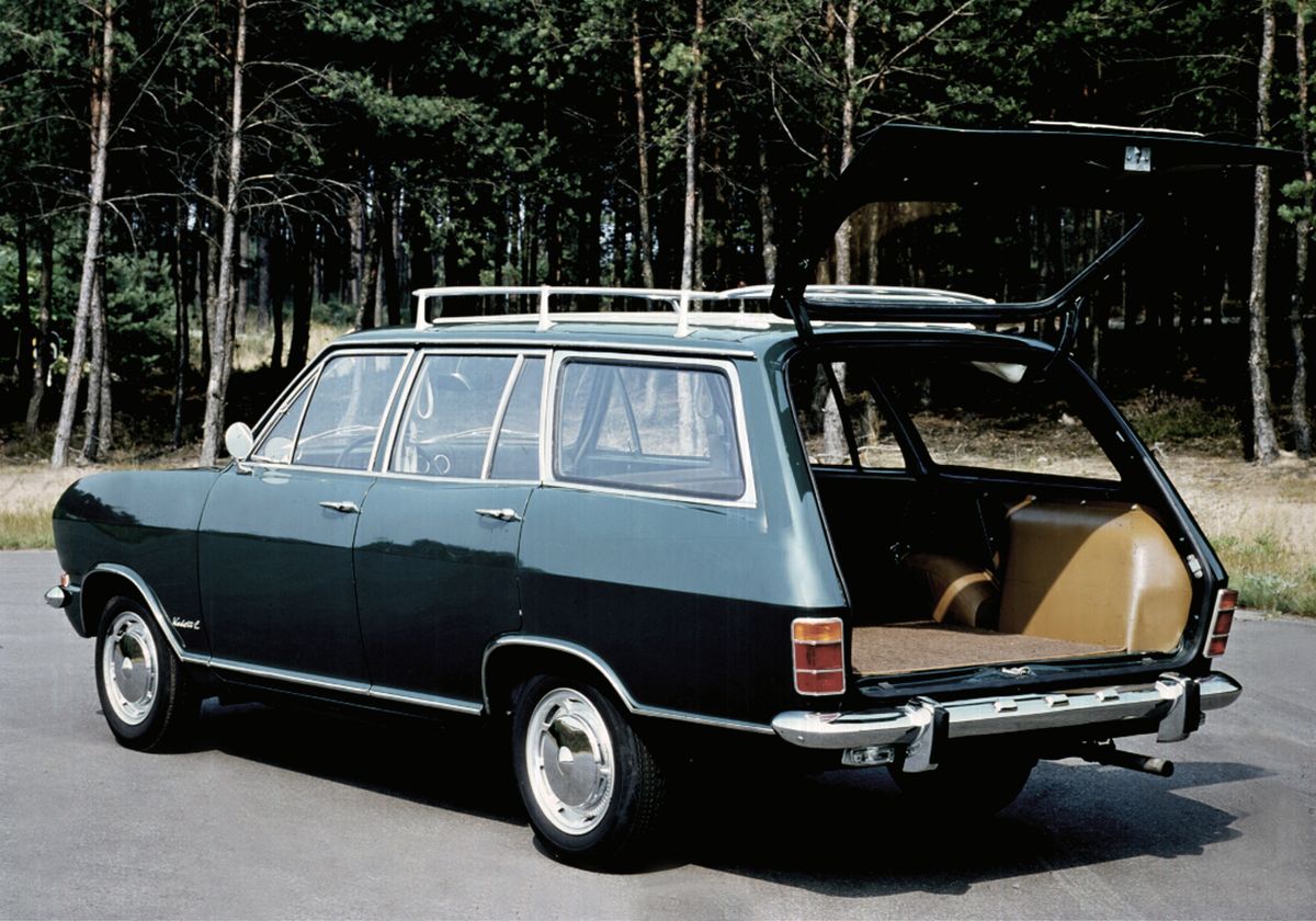 אופל קאדט 1965. מרכב, צורה. סטיישן 5 דלתות, 2 דור