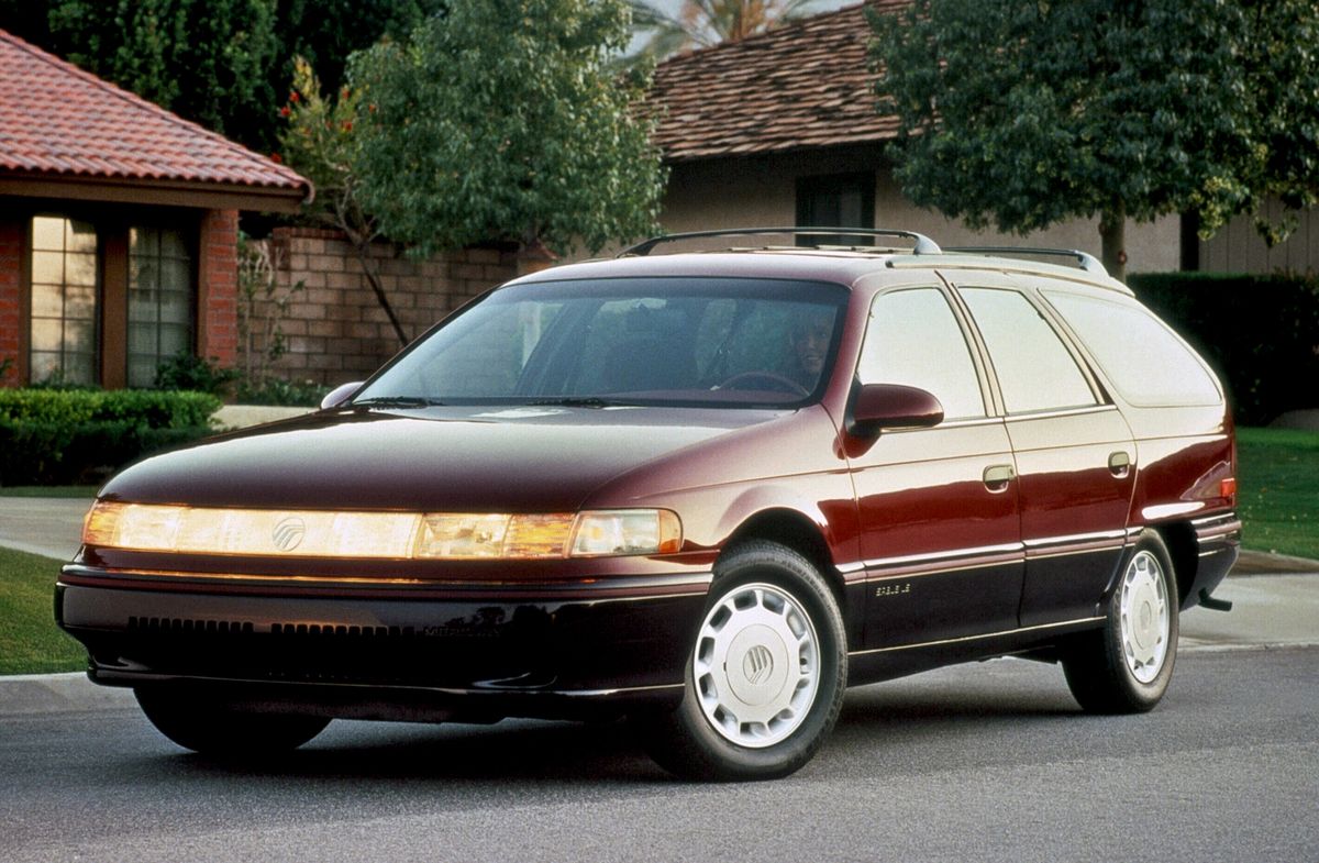 Mercury Sable 1991. Carrosserie, extérieur. Break 5-portes, 2 génération