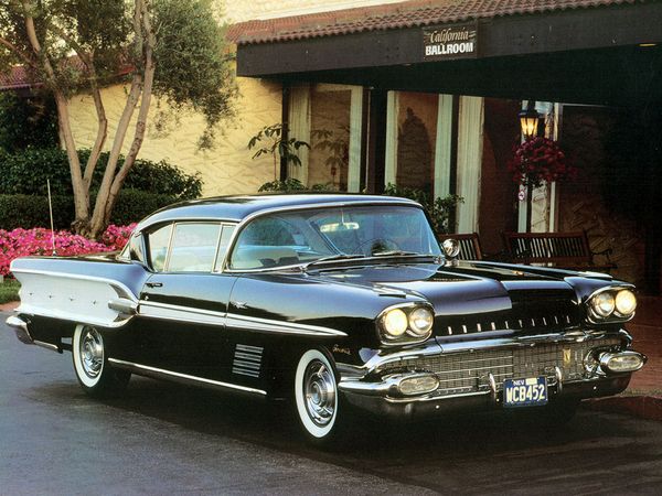 بونتياك بونيفيل 1958. الهيكل، المظهر الخارجي. كوبيه هاردتوب, 1 الجيل