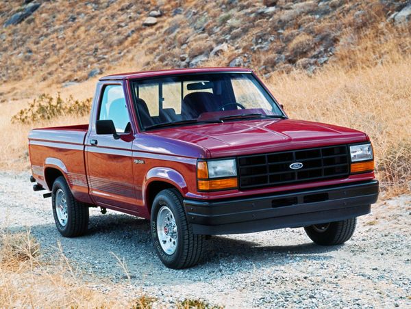 Ford Ranger (North America) 1989. Carrosserie, extérieur. 1 pick-up, 1 génération, restyling