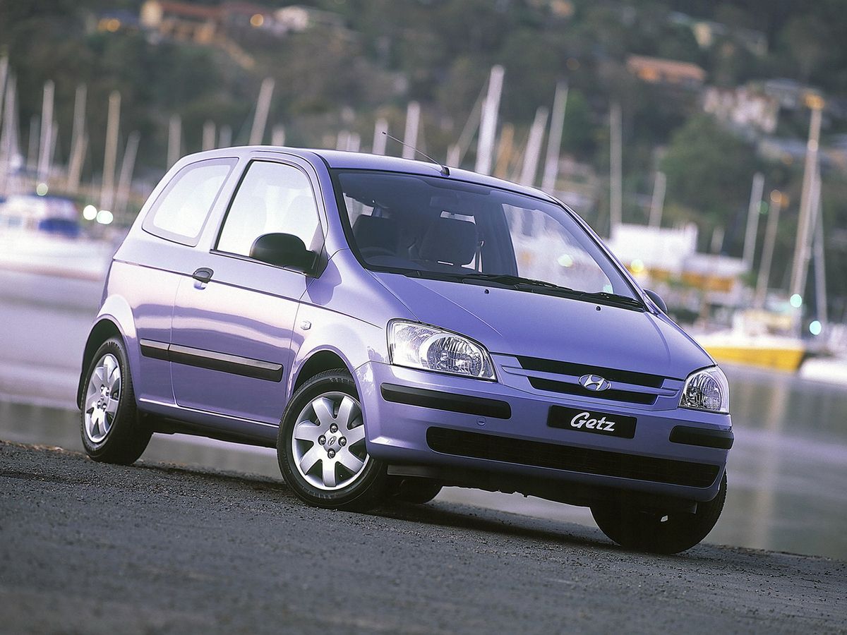 Hyundai Getz 2002. Carrosserie, extérieur. Hatchback 3-portes, 1 génération