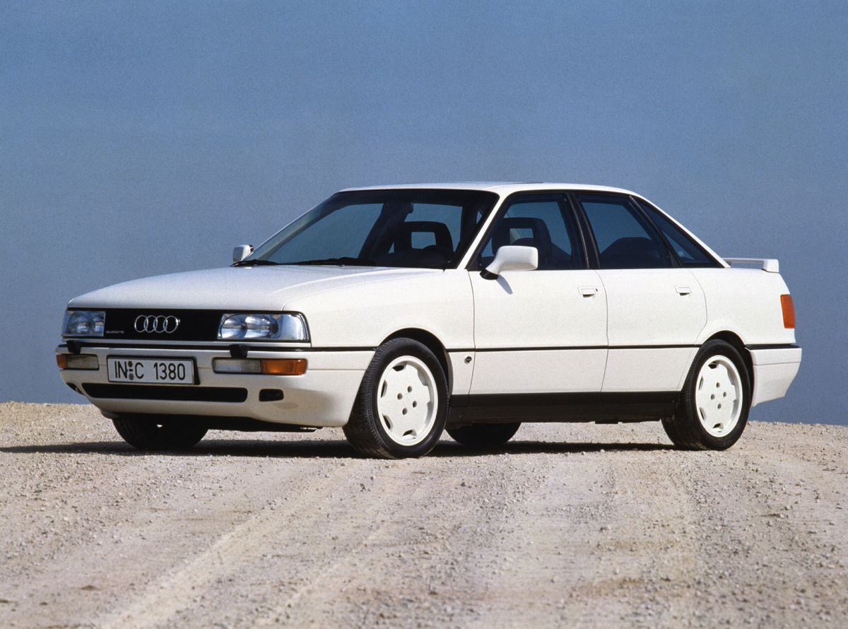 Audi 90 1986. Carrosserie, extérieur. Berline, 2 génération