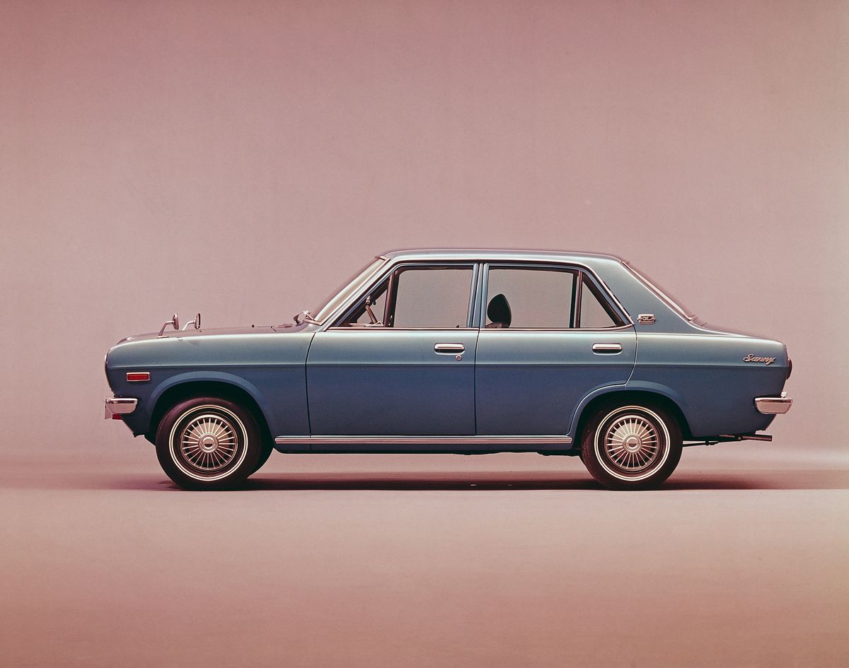 Nissan Sunny 1970. Bodywork, Exterior. Sedan, 2 generation