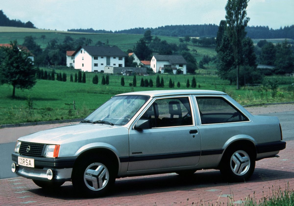 Opel Corsa 1982. Carrosserie, extérieur. Coupé, 1 génération