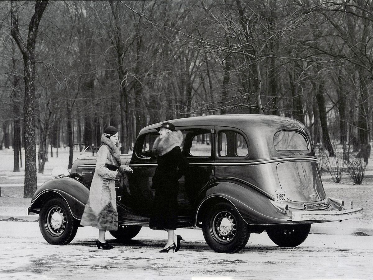 Hudson Deluxe Eight 1936. Carrosserie, extérieur. Berline, 1 génération