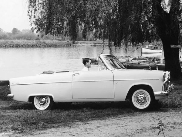 Ford Zephyr 1956. Carrosserie, extérieur. Cabriolet, 2 génération