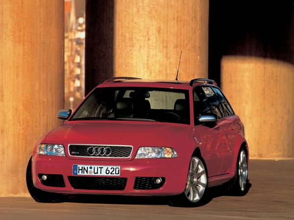 Audi RS4 2000. Carrosserie, extérieur. Break 5-portes, 1 génération