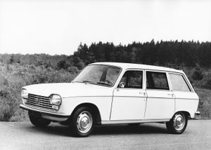 Peugeot 204 1965. Carrosserie, extérieur. Break 5-portes, 1 génération