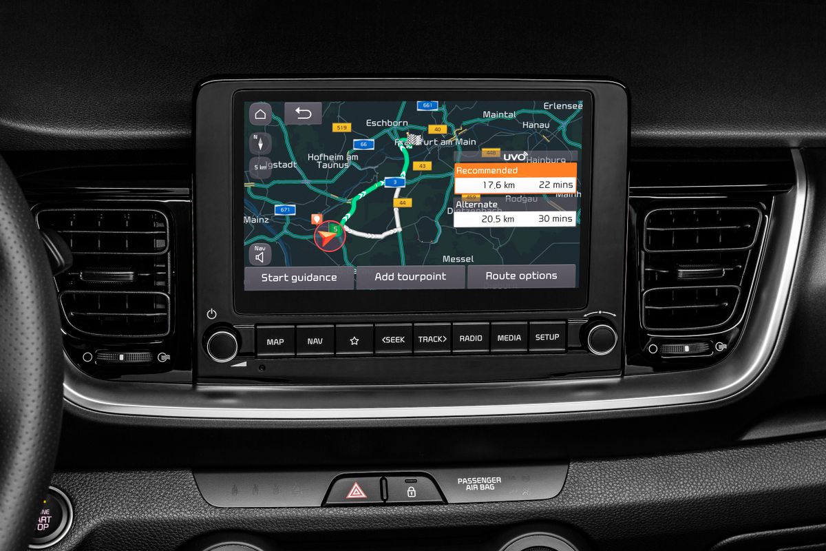 Kia Stonic 2020. Navigation system. SUV 5-doors, 1 generation, restyling