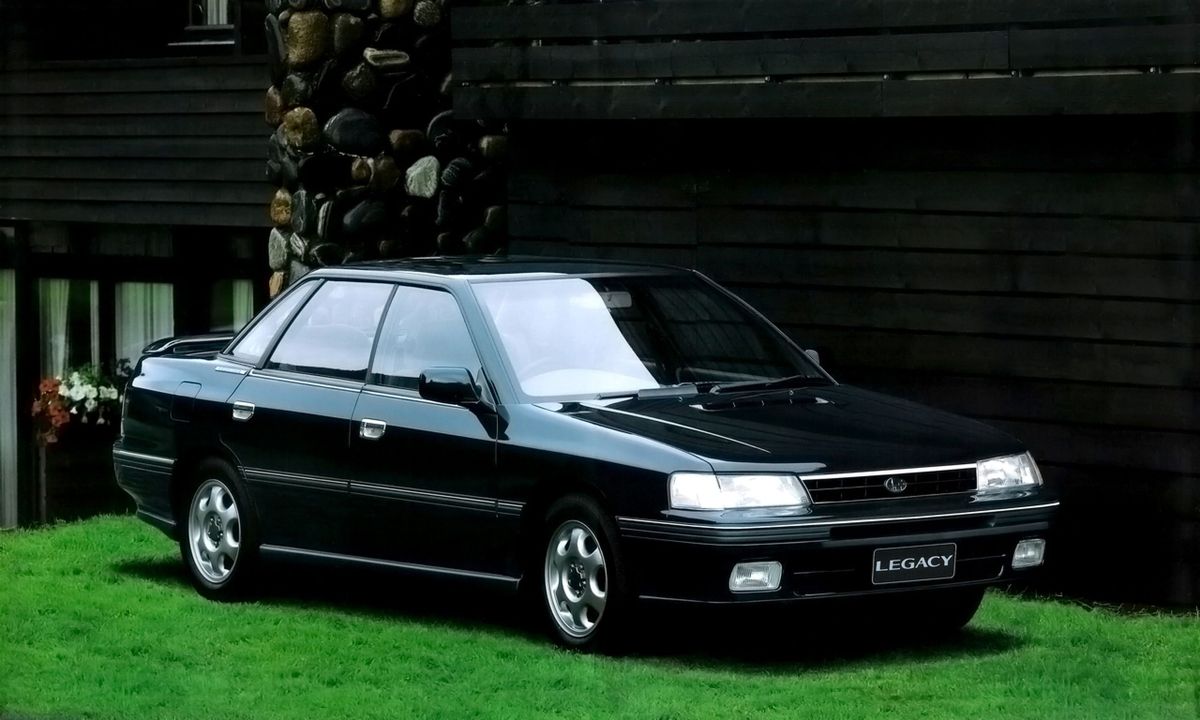 Subaru Legacy 1989. Carrosserie, extérieur. Berline, 1 génération