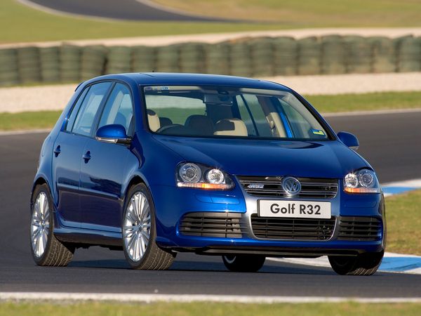 Volkswagen Golf R32 2005. Carrosserie, extérieur. Hatchback 5-portes, 5 génération