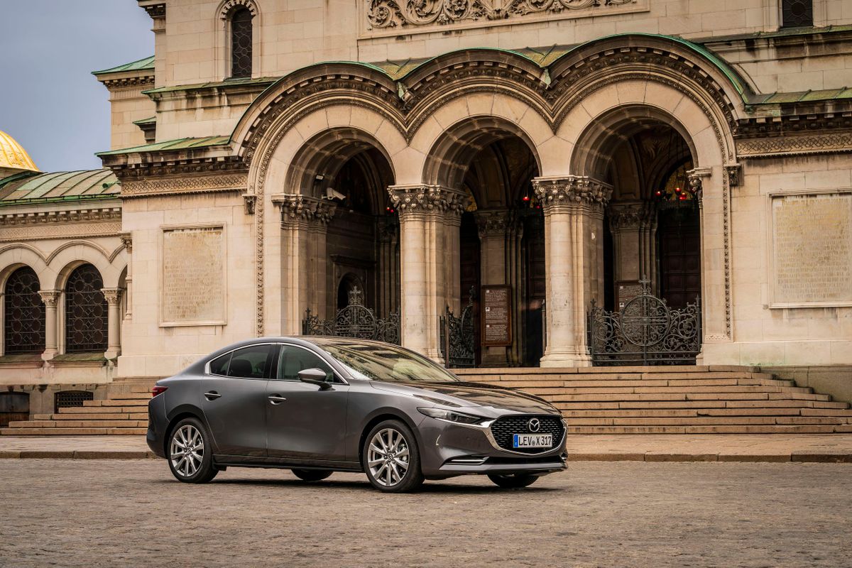 Mazda 3 2018. Кузов, экстерьер. Седан, 4 поколение