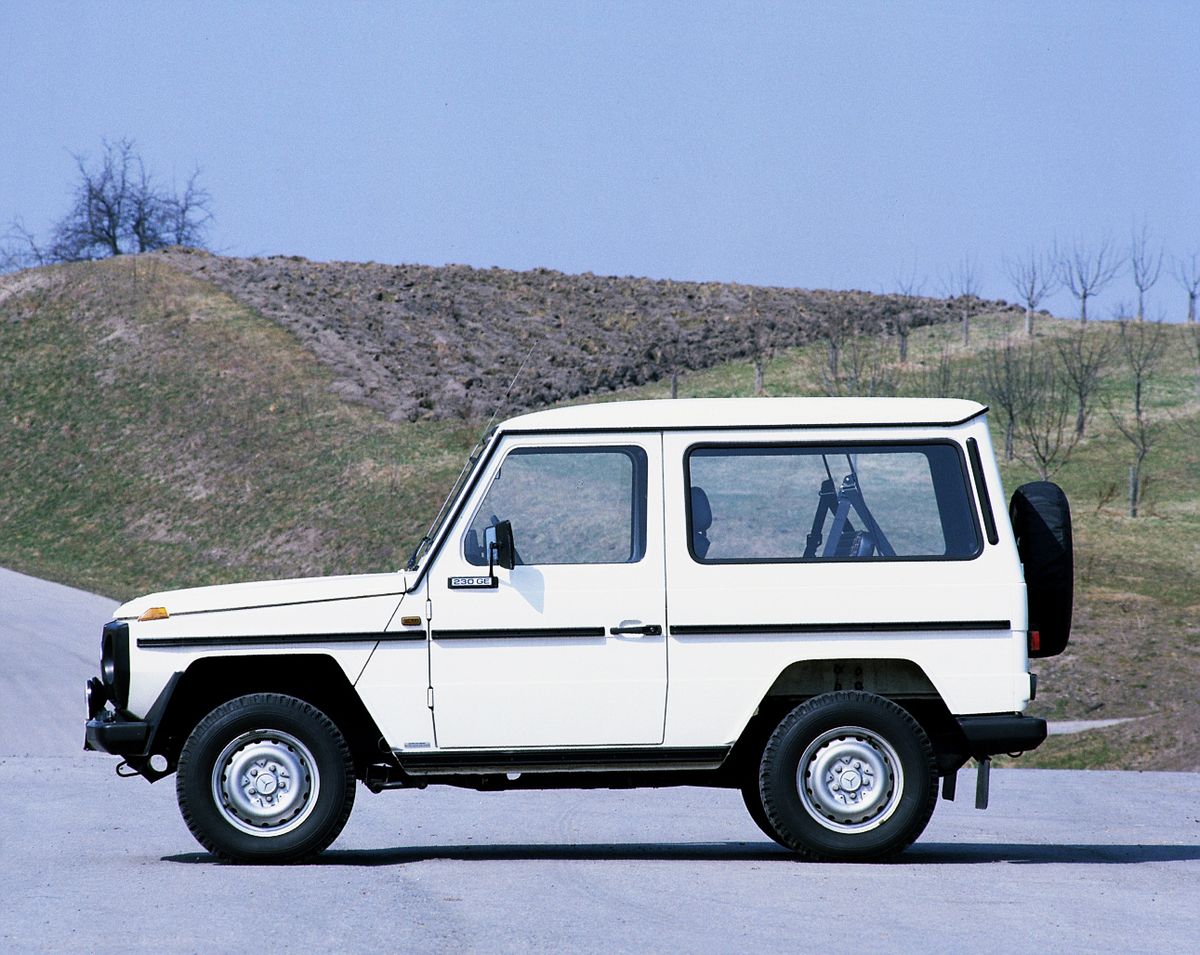 Мерседес G-Class 1979. Кузов, экстерьер. Внедорожник 3 дв., 1 поколение