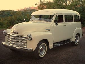 Chevrolet Suburban 1947. Carrosserie, extérieur. Break, 3 génération