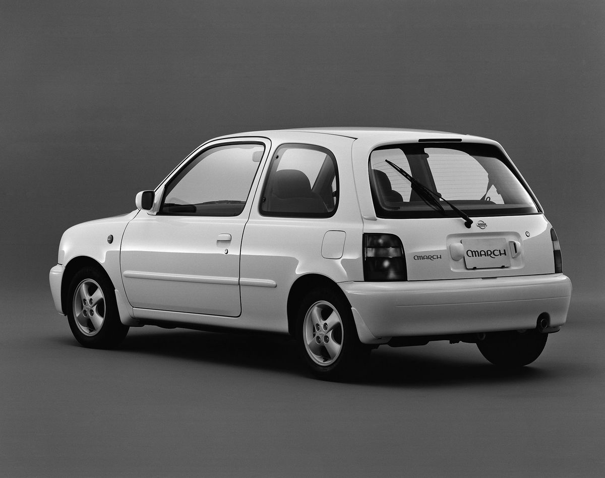 Nissan March 1992. Carrosserie, extérieur. Mini 3-portes, 2 génération