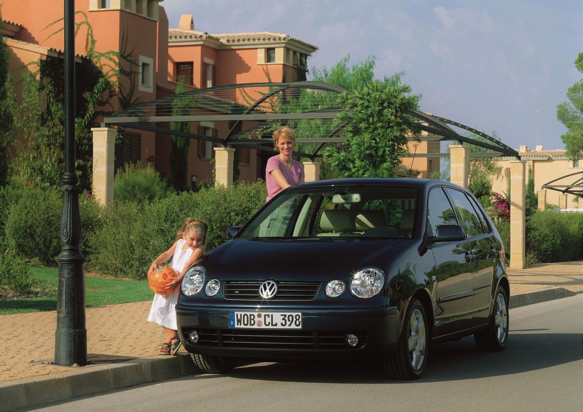 Volkswagen Polo 2001. Carrosserie, extérieur. Mini 5-portes, 4 génération