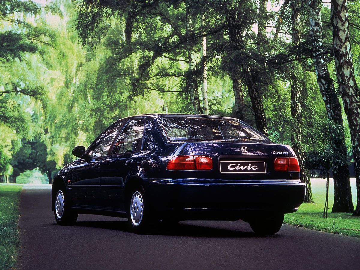 Honda Civic (USA) 1991. Bodywork, Exterior. Sedan, 5 generation