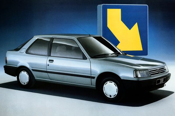 Peugeot 309 1985. Bodywork, Exterior. Mini 3-doors, 1 generation
